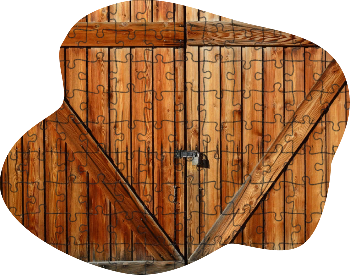 деревянные ворота с калиткой